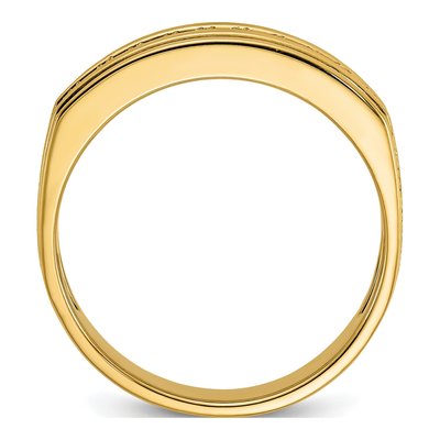 IBGoodman 14K Men's 1/2 ct Lab Diamond Ring – view 3