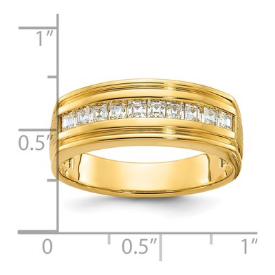 IBGoodman 14K Men's 1/2 ct Lab Diamond Ring – view 4