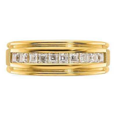 IBGoodman 14K Men's 1/2 ct Lab Diamond Ring – view 7