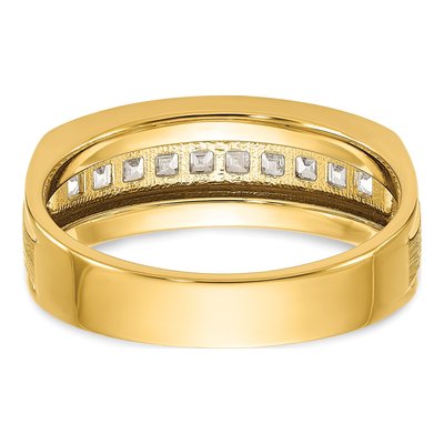 IBGoodman 14K Men's 1/2 ct Lab Diamond Ring – view 8