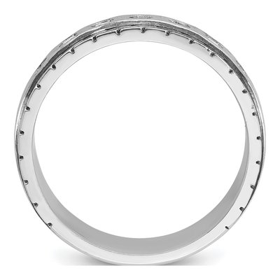 Men's 14K White Gold Diamond Ring Mounting – view 2