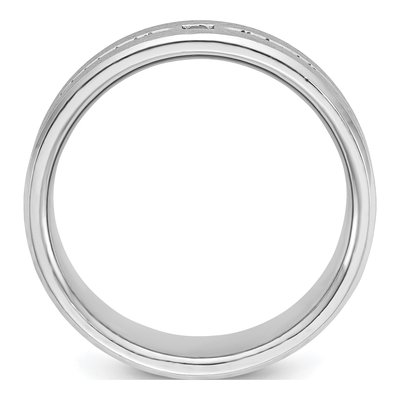 Men's 14K White Gold Sapphire Diamond Ring Mounting – view 2