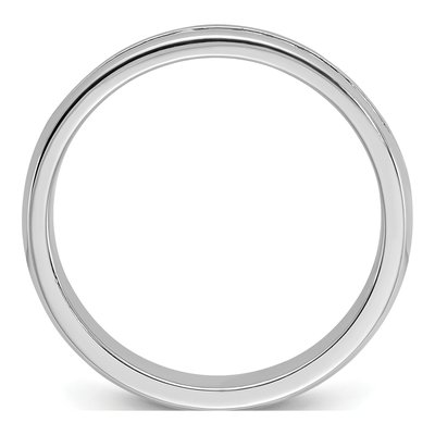 Men's 14K White Gold 10-Stone Diamond Ring Mounting – view 2