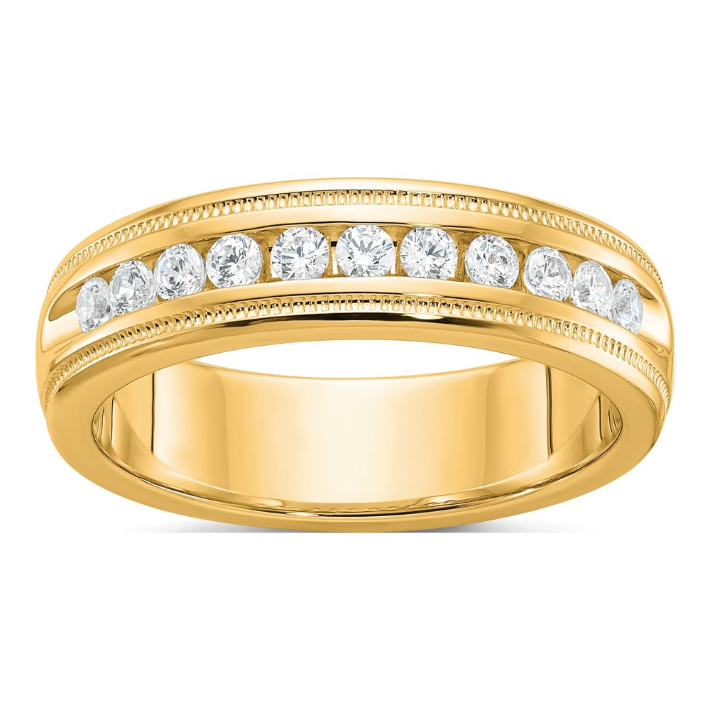 IB Goodman 10K Gold Men's 11-Stone Diamond Ring