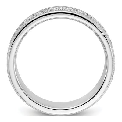 Men's 14K White Gold Diamond 11-Stone Ring Mounting – view 2