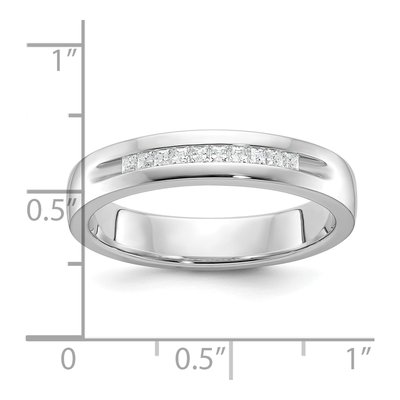 Men's 14K White Gold Diamond Ring Mounting – view 3