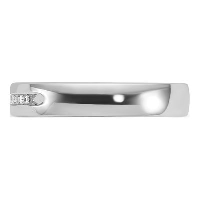 Men's 14K White Gold Diamond Ring Mounting – view 5