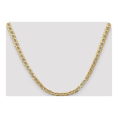 14K Yellow Gold 4.75mm Semi-Solid Anchor Chain – view 4