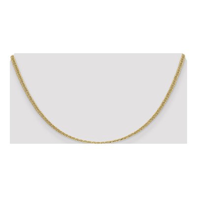 14K Yellow Gold 2.4mm Semi-Solid Anchor Chain – view 4