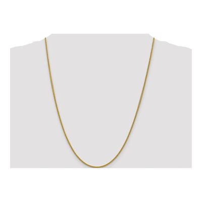 14K Yellow Gold 2mm Semi-Solid Wheat Chain – view 5