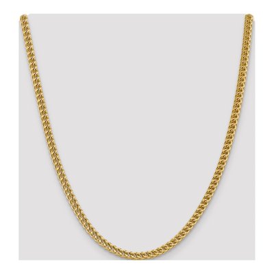 14K Yellow Gold 4.5mm Semi-Solid Franco Chain – view 5