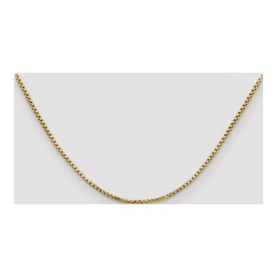 14K Yellow Gold 1.75mm Semi-Solid Round Box Chain – view 6