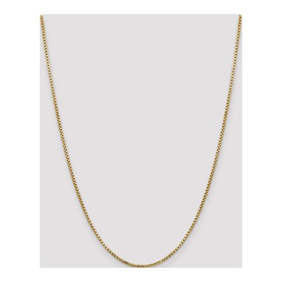 14K Yellow Gold 1.75mm Semi-Solid 24-Inch Round Box Chain – view 5
