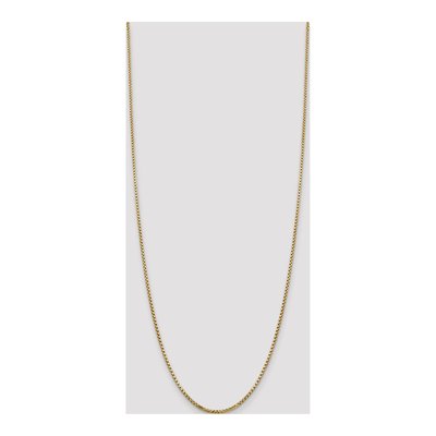 14K Yellow Gold 1.75mm Semi-Solid Round Box Chain – view 5