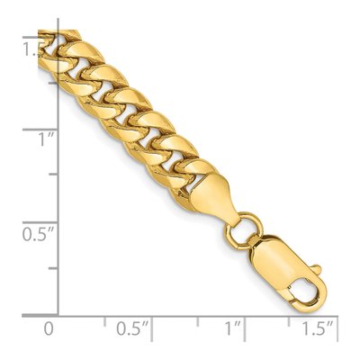 14K Yellow Gold 6.75mm Miami Cuban Bracelet | 7 Inch – view 2