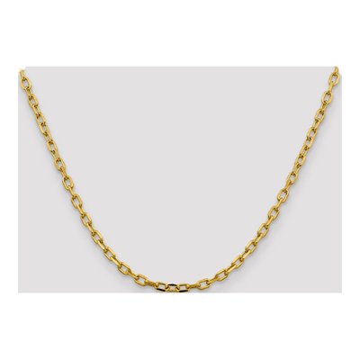 14K Yellow Gold 3.7mm Cable Chain, Lobster Clasp – view 6