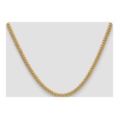 14K Yellow Gold 4.5mm Semi-Solid Miami Cuban Chain – view 4
