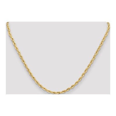 14K Yellow Gold 3.5mm Semi-Solid 18-Inch Rope Chain – view 5