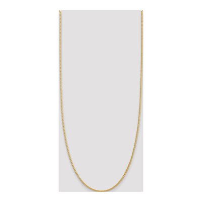 14K Yellow Gold 2mm Semi-Solid Wheat Chain – view 5