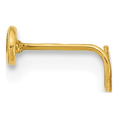 14K Yellow Gold Infinity Nose Ring – view 2