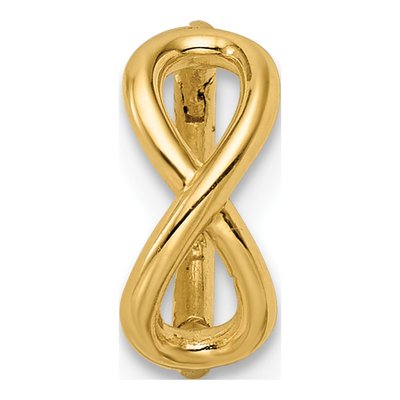 14K Yellow Gold Infinity Cartilage Ring – view 5