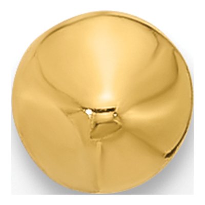 14K Yellow Gold Cone Nose Stud, 22 Gauge – view 3