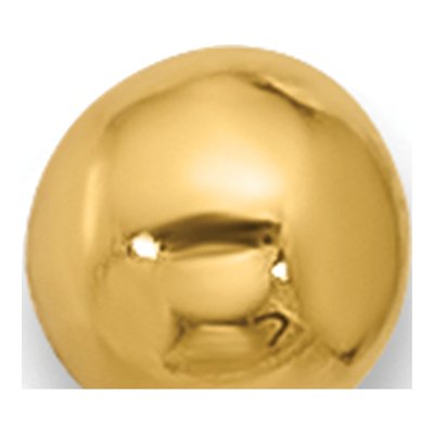 14K Yellow Gold Ball Nose Stud, 22 Gauge – view 3