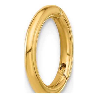 14K Yellow Gold Hinged Hoop Cartilage Earring – view 3