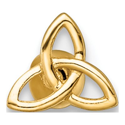 14K Yellow Gold Celtic Knot Labret Stud – view 4