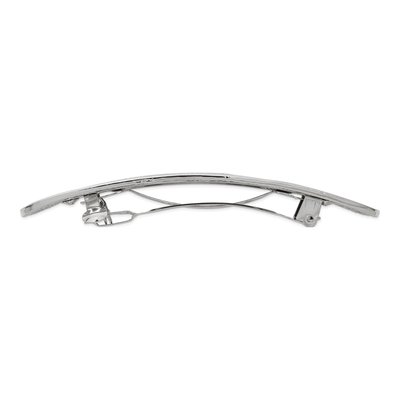 1928 Jewelry Silver-Tone Leaf Hair Barrette – view 2