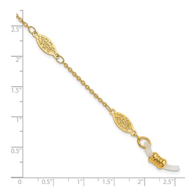 1928 Jewelry Gold-tone Eyeglass Holder Chain, 30 in – view 3