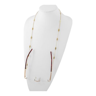 1928 Jewelry Gold-tone Eyeglass Holder Chain, 30 in – view 4