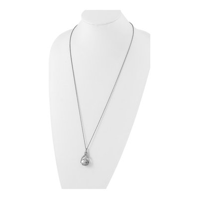 1928 Jewelry Silver-Tone Spinning Locket Necklace – view 4