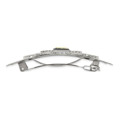 1928 Jewelry Silver-Tone Cameo Hair Barrette – view 2