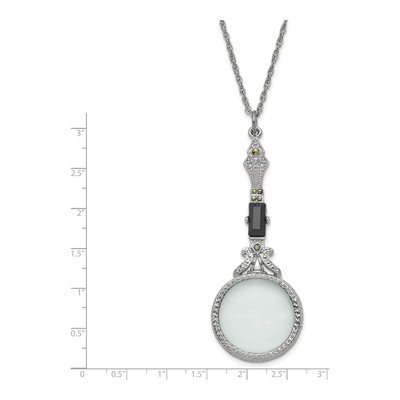 1928 Jewelry Magnifying Glass Necklace, 28 In – view 2