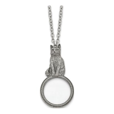 1928 Jewelry Cat-Handle Magnifying Glass Necklace