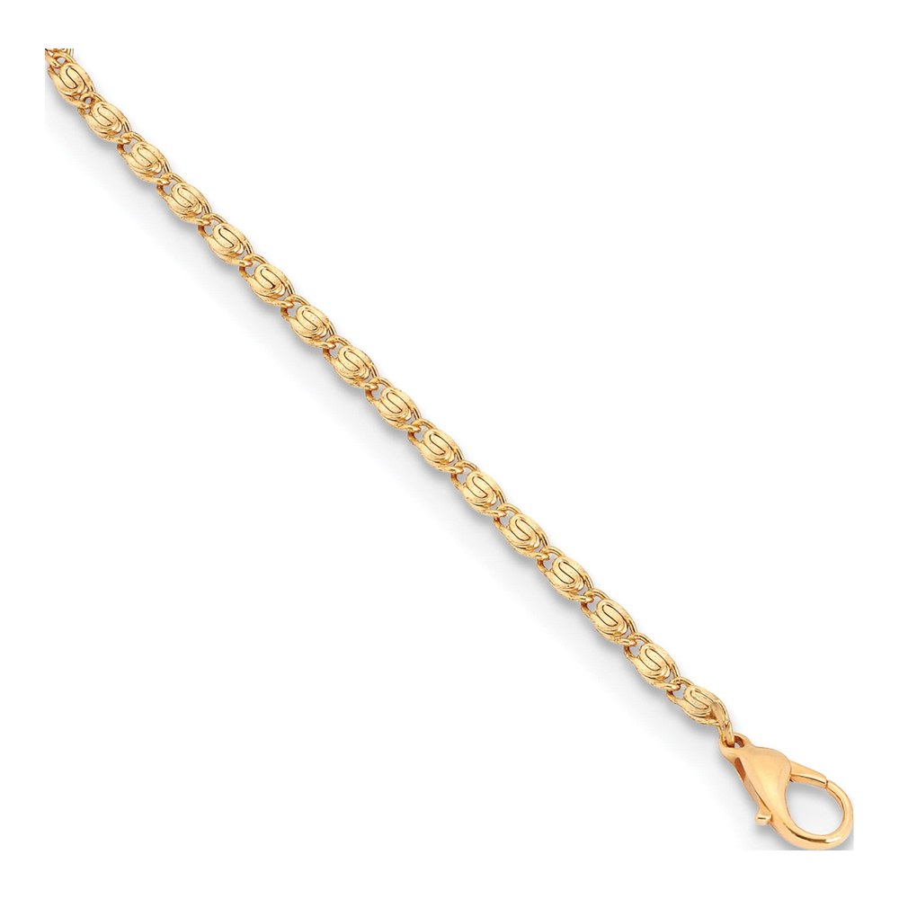 1928 Gold-Tone 22in Fancy Link Face Mask Chain