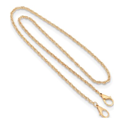 1928 Gold-Tone 22in Face Mask Holder Chain – view 2