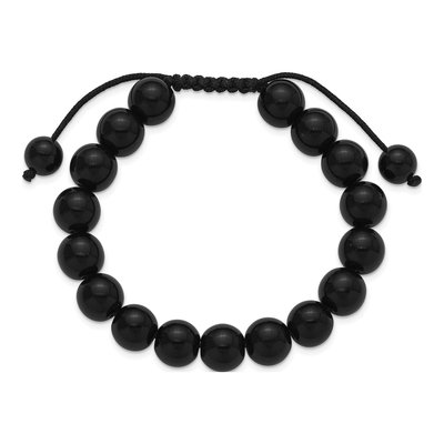 Onyx Bead Bolo Bracelet – view 2