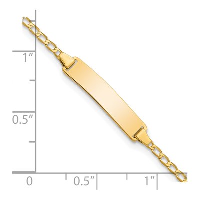 14K Yellow Gold Baby ID Bracelet – view 3