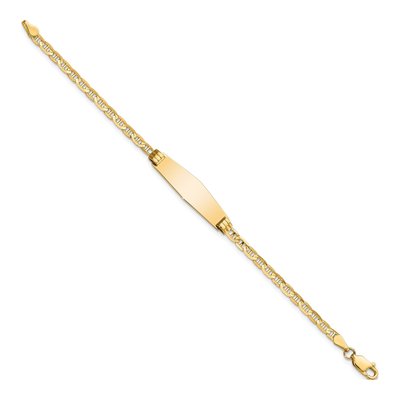 14K Yellow Gold Baby ID Bracelet – view 3