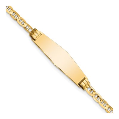 14K Yellow Gold Baby ID Bracelet