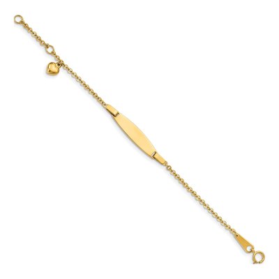 14K Yellow Gold Baby ID Bracelet – view 3