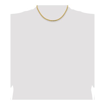 14K Gold 3.25mm Byzantine Chain, 20 in | Lobster Clasp – view 5
