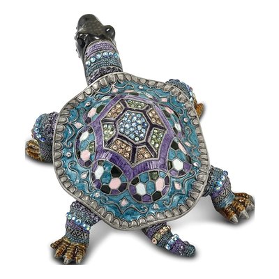 Pewter Turtle Trinket Box with 18" Necklace – view 5