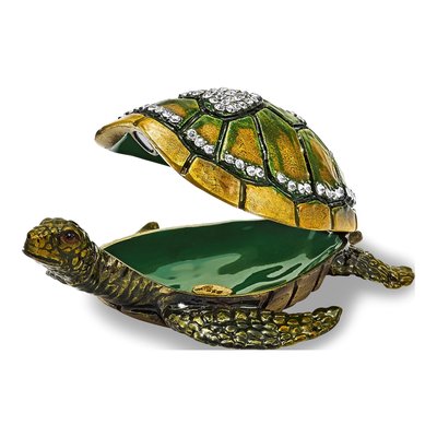 Sea Turtle Trinket Box with 18" Matching Necklace – view 2