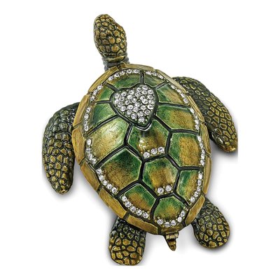 Sea Turtle Trinket Box with 18" Matching Necklace – view 3