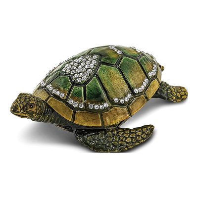 Sea Turtle Trinket Box with 18" Matching Necklace – view 5