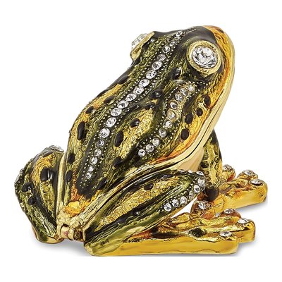 Pewter Frog Trinket Box with 18" Necklace – view 3