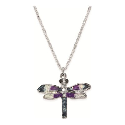Pewter Dragonfly Ring Holder & Necklace Set – view 3